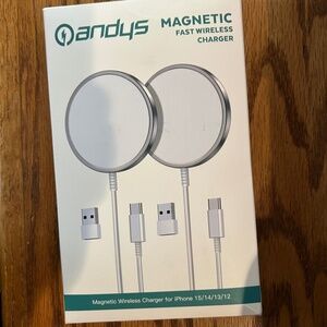 Andys Magnetic Fast Wireless Charger, set of two